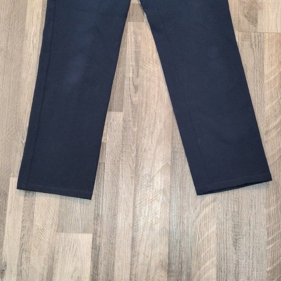 St. John Navy Blue Straight Leg Chino Trouser Pants Size 6 - Picture 4 of 14